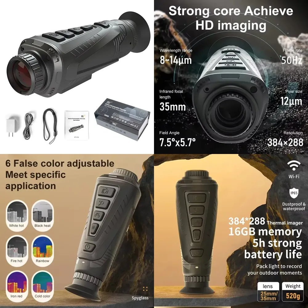 Thermal Scope Night Vision Monocular - 2026 Wärmebildmonokular für die Jagd mit