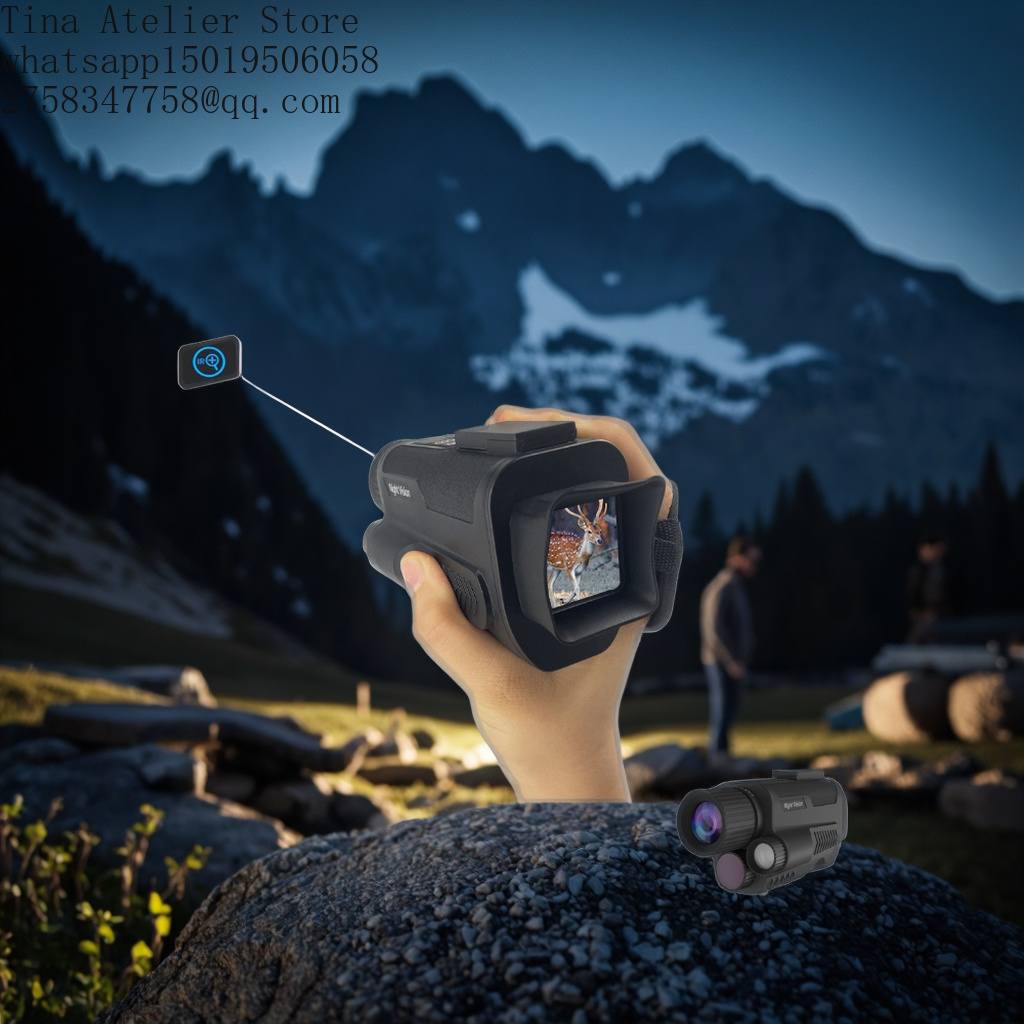 Thermal Scope Night Vision Monocular - Z9001 Wärmebildzielfernrohr, Wärmebildmonokular, 40MP, 8-facher optischer