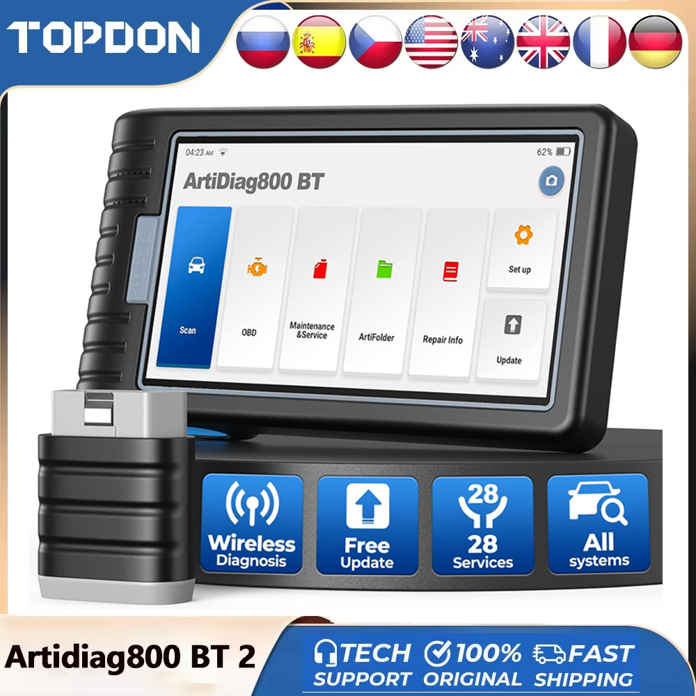 Topdon Tc001 Thermal Camera - TOPDON ArtiDiag800 BT Auto-Diagnosegerät Automotive OBD2-Scanner