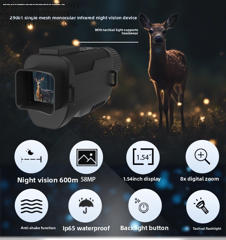 Z9001 Wärmebildzielfernrohr, W – Thermal Scope Night Vision Monocular Bewertung und Preis